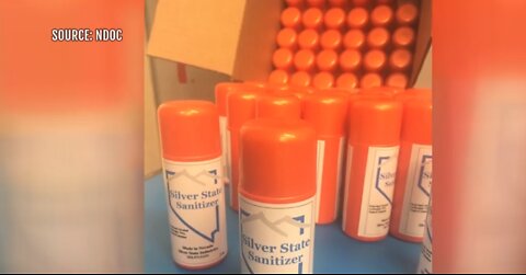 Silver State Industries produces hand sanitizer for medical personnel, law enforcement