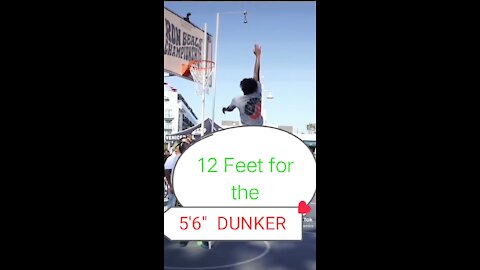 HOW HIGH can a 5'6" DUNKER fly?