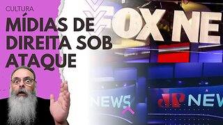 JOVEM PAN e FOX NEWS são CITADAS pela ESQUERDA como EXEMPLOS de FALHAS de "CANAIS da DIREITA"