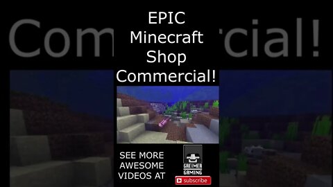 EPIC Commercial For A Minecraft Shop! #shorts