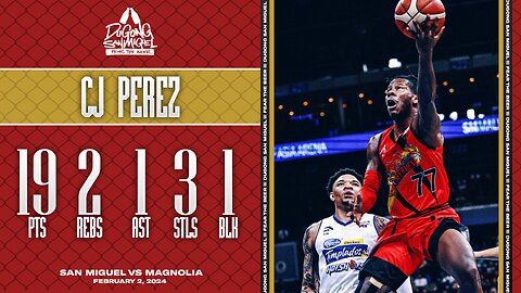 CJ Perez Highlights [San Miguel vs Magnolia Finals Game 1 | Feb. 2, 2024]