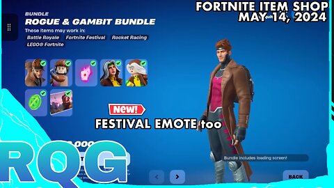 X-MEN ITEM SHOP+”NEW” FESTIVAL EMOTE! FORTNITE ITEM SHOP (May 14, 2024)