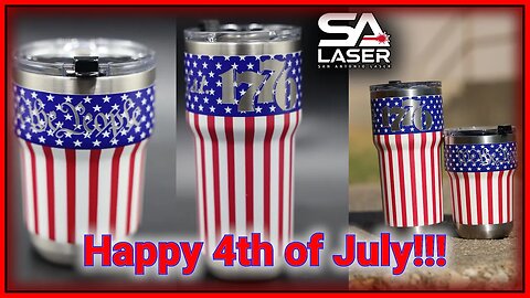 4th of July Cup engraving