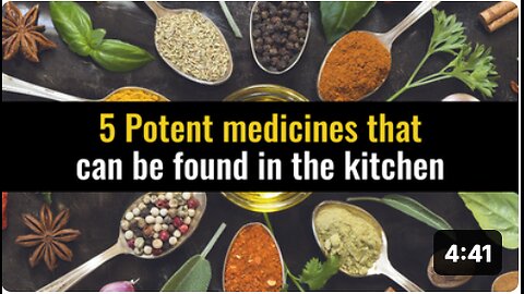 5 Potent medicines that can be found in the kitchen