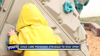 Child care deemed essential but programs struggle to stay open