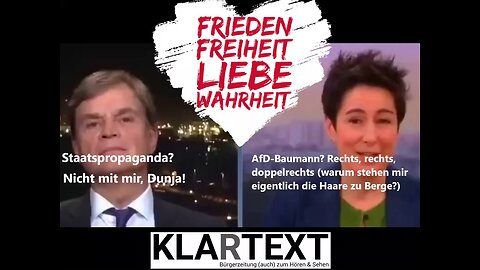 ZDF vs. AfD: Sechs, setzen: ZDF. Sechs, setzen: Dunja Hayali