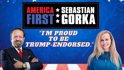 "I'm proud to be Trump-endorsed." Kelly Tshibaka with Sebastian Gorka on AMERICA First