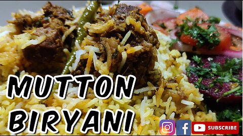 Mutton Dum Biryani | easy and quick Mutton Biryani | मटन दम बिरयानी| आसन झटपट बिरयानी