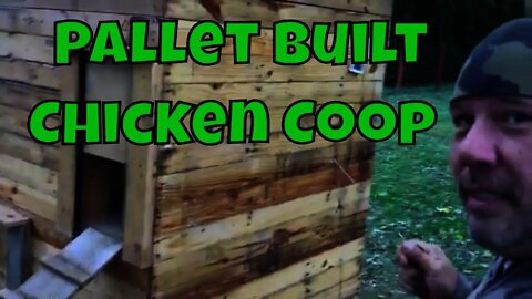 DIY CHICKEN COOP Made From PALLET WOOD/ VERY CHEAP/TOUR