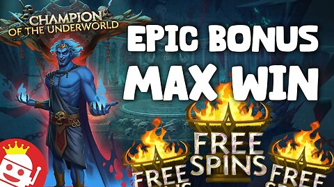 🔥 EPIC CHAMPION OF THE UNDERWORLD BONUS ROUND!