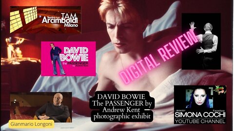 David Bowie - The Passenger's photos exhibit by Andrew Kent at Tam Teatro Arcimboldi Milano