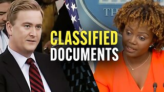 Doocy ENDS Press Sec. When Biden is CAUGHT Mishandling Classified Documents