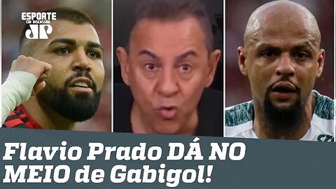 Flavio Prado DÁ NO MEIO: "Gabigol é um FRACASSADO na Europa! Já Felipe Melo..."