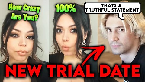 XQC and Adept Divorce Trial Date Get Pushed back Again