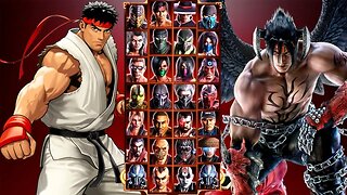 Mortal Kombat 9: Expert Tag Ladder (Ryu And Devil Jin) 😱😱😱