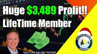 Huge $3,489 Profit Lifetime Member Stock Market