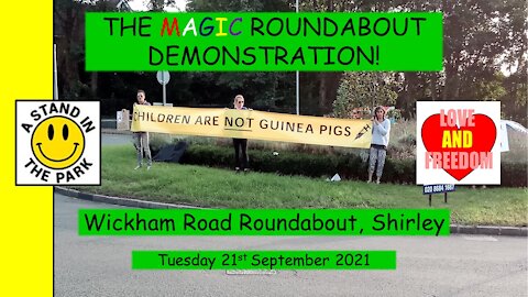 The Magic Roundabout Demonstration: Wickham Road, Shirley