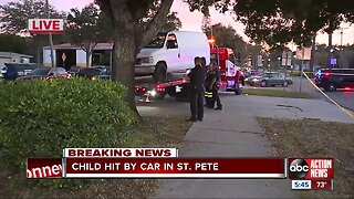 8-year-old girl seriously hurt after being hit by van