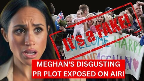Z-Lister Exposed! Meghan Humiliated On Air After Fake Fans Admit Meghan Paid Them To Be There.