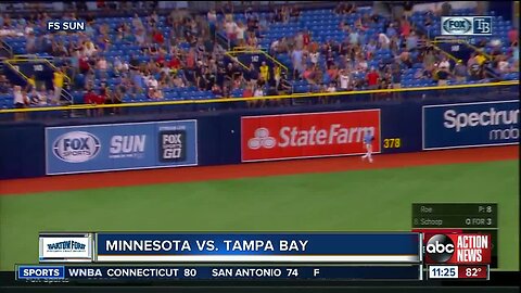 Former Ray Jake Odorizzi pitches 6 scoreless inning helping Minnesota to beat Tampa Bay 9-7