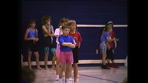 Christa McAuliffe Elementary (1991-??-??) B the "gymnast" [#theBACarchive #VHS #CME #lenexa]