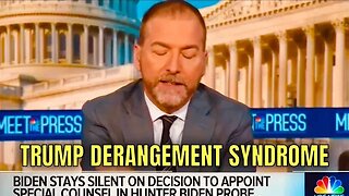 NBC’s Chuck Todd Suffered from TDS this morning, Blamed TRUMP for Biden’s LOW APPROVAL 🤦‍♂️