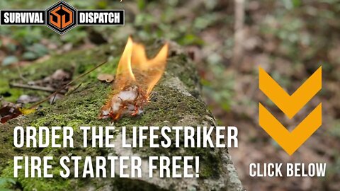 BACK IN STOCK!!! Survival Dispatch LifeStriker Emergency Fire Starter