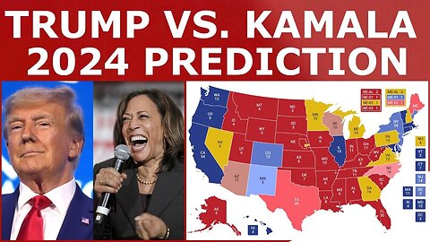 TRUMP VS. KAMALA! - 2024 PRESIDENTIAL ELECTION PREDICTION (JULY 22, 2024)