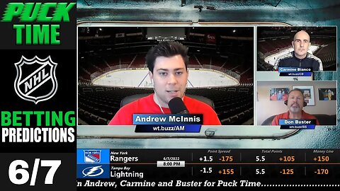🏒NHL Playoff Picks and Predictions | Lightning vs Rangers Game 4 | Puck Time June 7