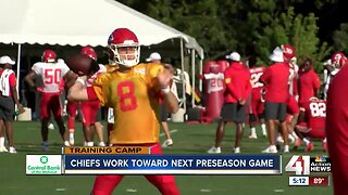 Chiefs work toward next preseason game