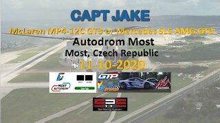 Race 6 | CAPT JAKE racing the MP4 12C GT3 | Autodrom Most | 2old4forza and GTP series on SRS