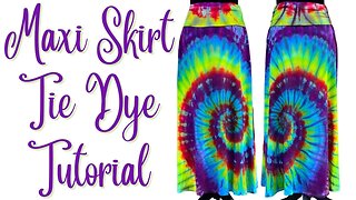 Tie-Dye Designs: Maxi Skirt Muck Ice Dye