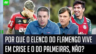 "Essa é a DIFERENÇA FUNDAMENTAL, gente! O Flamengo, ao CONTRÁRIO do Palmeiras, NÃO..." VEJA DEBATE!