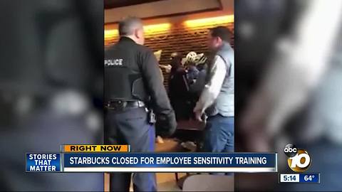 Starbucks closed for employee sensitivity training