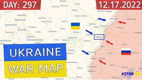 Russia and Ukraine war map 297 day invasion