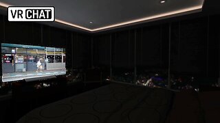 Sleep In Your Luxury Seoul Apartment | Rain Sounds | VR Chat Ambience