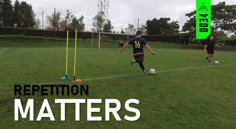 Repetition in Soccer / Shooting Drill with LA ZONA Football Training