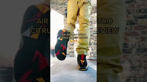 Air Jordan 7 Retro Citrus Review 🍊🍋🔥 #citrus7 #retro7s #airjordans #jordan7s #citrus7