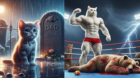 A cat's Revenge story 😿 | cat vs panda #cat #catmemes #kitten #cat #trending