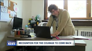 She had the "Courage To Come Back" now helps others