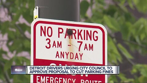 Detroit driver urging City Council to approve proposal to cut parking fines