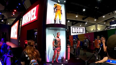 Marvel Stage & Lego Booth at Comic Con 2024
