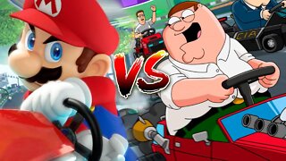 FAMILIA da PESADA vs Mario Kart🔥Qual é MELHOR ?! - Warped Racers