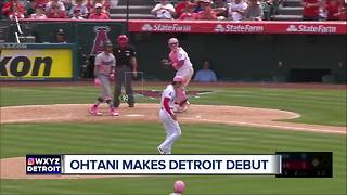 Shohei Ohtani makes Detroit debut with Angels