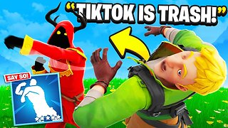 I Trolled Him With NEW “Say So” TikTok Emote.. (Fortnite)