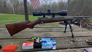 BRNO model 1 22lr Rifle at 50yds.