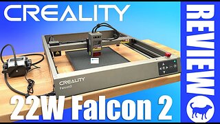 Creality Falcon 2 Laser Engraving and Cutting Machine Review | Automatic Variable Speed Air Assist