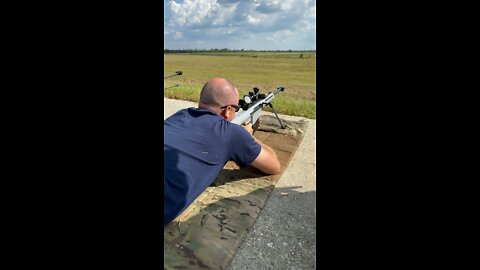 Shooting 50 cal rifle
