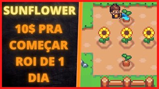 SUNFLOWERS NFT DE BAIXO CUSTO COM ROI DE 1 DIA [PASSO A PASSO]