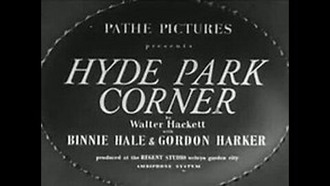 Hyde Park Corner [1935]